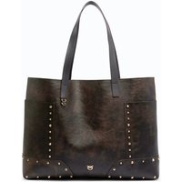 Pinko Shopping tote bag studs patch cloud lea