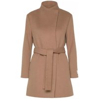 calvin klein WOOL FUNNEL NECK COAT
