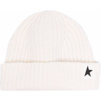 Golden Goose - Cappello Berretto Star Bianco Unisex