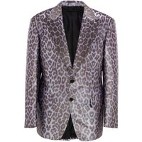 Tom Ford Men's Monopetto Jacket - Maculata Viola e Nero