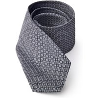 Cravatta 7 cm in Seta Stampa Grigia Jil Sander