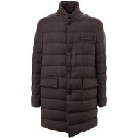 Padded coat with collar Herno