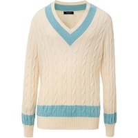 Maglione College Bianco/Azzurro Gran Sasso