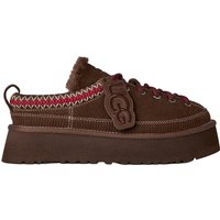 UGG Women's Heritage Lace-Up Slippers, Size 9, Burnt Cedar
