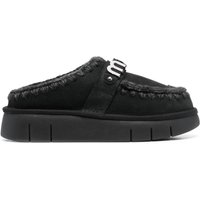 Mou - Sabot Mules Neri da Donna
