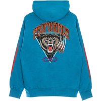 Felpa Leggera Cappuccio Uomo Grizzly Hoodie Turquoise