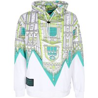 Felpa Leggera Cappuccio Uomo Bench Duomo Over Hoodie White