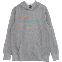 Felpa Cappuccio Uomo Nfl Wordmark Therma Pullover Hoodie Miadol Dark Grey Heather/original Team Colors