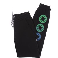 Pantalone Tuta Felpato Uomo Blurred Sweatpant Black