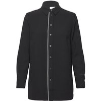 calvin klein BLUSA CREPE TIPPING BLOUSE