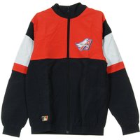 Giacca a Vento Uomo Mlb Coast 2 Coast Track Jacket Anaang Navy/hot Red