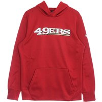 Felpa Cappuccio Uomo Nfl Wordmark Therma Pullover Hoodie Saf49e Gym Red