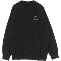 Felpa Leggera Girocollo Uomo Raglan Sweatshirt Black
