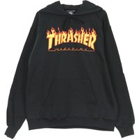 Felpa Cappuccio Uomo Flame Hood Black/yellow