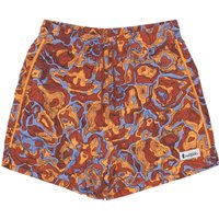 Cotopaxi Men's Brinco Print Shorts, XL, Spice/Flame