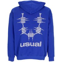 Felpa Leggera Cappuccio Uomo Og 3d Hoodie Blue