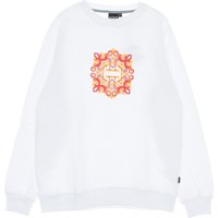 Drestige 21% Rabatt auf HerrenSweatshirt mit Rundhalsausschnitt und Logo Weiß