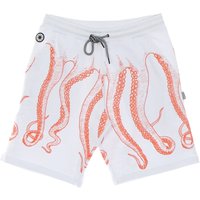 Drestige 28% Rabatt auf HerrenTrainingsshorts Outline in Weiß