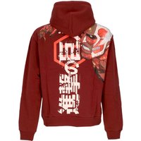 Felpa Cappuccio Uomo Aot Hoodie X Attack On Titan Red