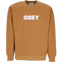 Bold Crew Premium Fleece Men's Crewneck Sweatshirt Brown Sugar