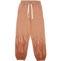 Pantalone Tuta Leggero Uomo Double Flames Pants Terracotta