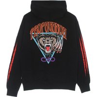 Men's Lightweight Hooded Sweatshirt Grizzly Hoodie Black