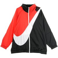Giacca a Vento Donna W Swoosh Jkt Wvn Cb Black/university Red/white