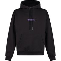 Men's Lightweight Hooded Sweatshirt Skull Print Hoodie Black