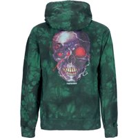 Men's Lightweight Hooded Sweatshirt Terminator Hoodie Tie Dye Green