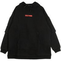 Drestige 28% Rabatt auf den schwarzen Glitch Over Hoodie für Damen von Capital