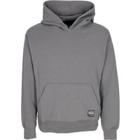 Men's Lightweight Hooded Sweatshirt Label Hoodie Grey