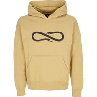 Felpa Leggera Cappuccio Uomo Logo Hoodie Camel