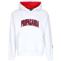 Felpa Cappuccio Uomo College Hoodie White