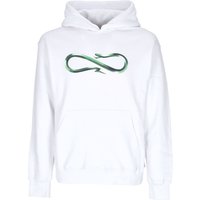 Felpa Cappuccio Uomo Logo Steel Hoodie White