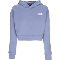 Women's Cropped Hoodie Trend Crop Hoodie Folk Blue