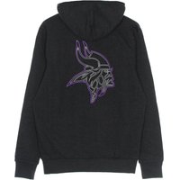 Felpa Cappuccio Uomo Nfl Outline Logo Po Hoodie Minvik Black/original Team Colors