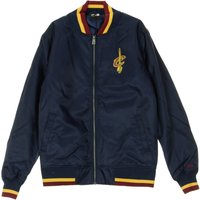 Giubbotto Bomber Uomo Nba Team Apparel Varsity Clecav Obsidian/original Team Colors