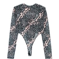 Body Donna Allover Leopard Body Pink/grey