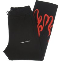 Pantalone Tuta Leggero Uomo Spray Flames Pants Black/red