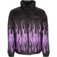 Puffy Jacket Men's Down Jacket Black/purple