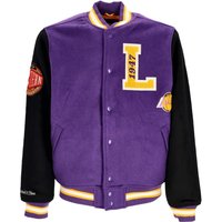 Men's College Jacket NBA Team Legacy Varsity Jacket Loslak Purple/black
