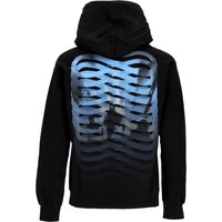 Felpa Cappuccio Uomo Ribs Demoni Hoodie Black