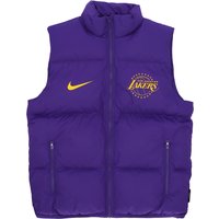 Down Jacket Man Nba City Edition Puffer Vest Loslak Field Purple