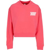 Felpa Leggera Girocollo Corta Donna W Bubble Crop Crewneck Amour