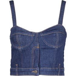 MO5CH1NO Jeans - Moschino - Crop Top - 430111 - Denim