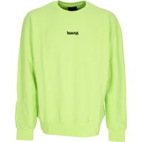 Felpa Leggera Girocollo Uomo Logo Crewneck Lime