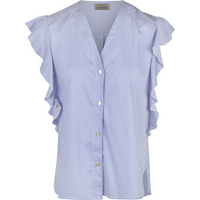 Drestige Get 55% Off Alessia Santi WhiteBlue Shirt Style 450171