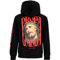Felpa Cappuccio Uomo Crown Hoodie Black