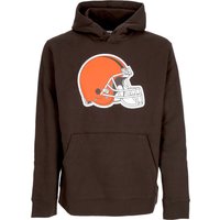 Nike Men's Brown Cleveland Browns Club Logo Pullover Hoodie - Brown