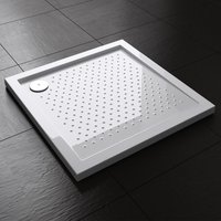 4A01W 750x750x40 mm AR - Square Acrylic Tray Gripy Non Slip (LUCIA)